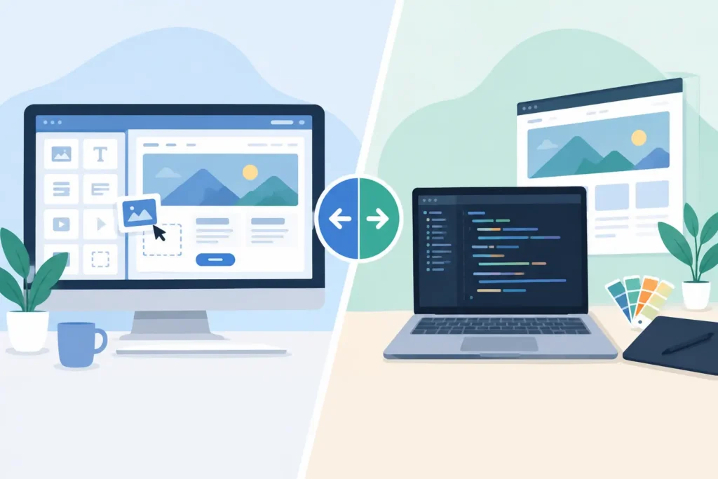 Website Builder Versus Custom Design for Small Business