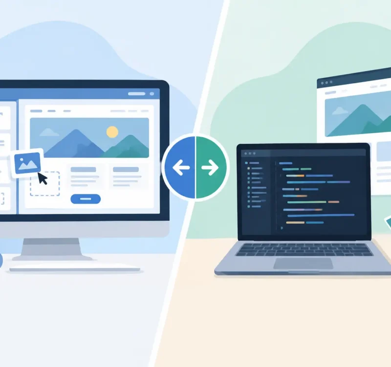 Website Builder Versus Custom Design for Small Business