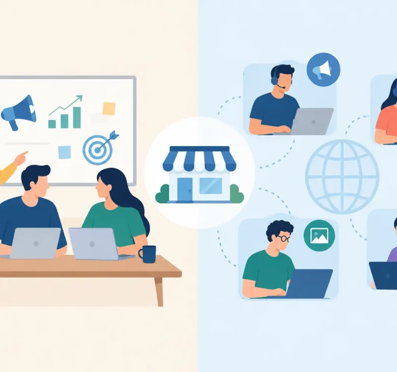 In-House Versus Outsourced Marketing for Small Business